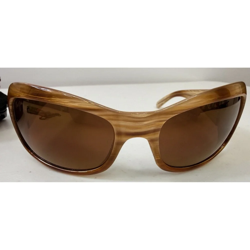 Maui Jim Hibiscus MJ 134-22 Polarized Wrap Sunglasses Set